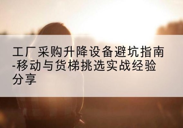永寿移动式升降机怎么选-工厂采购升降设备避坑指南-移动与货梯挑选实战经验分享